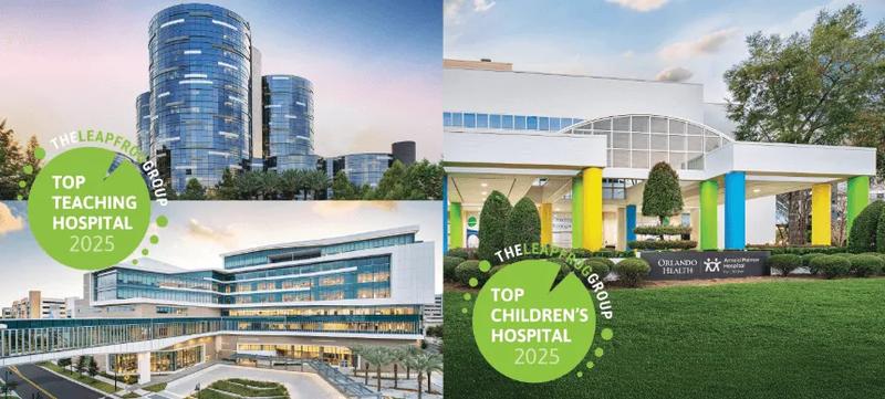 Three Orlando Health hospitals earn Top Hospital designation