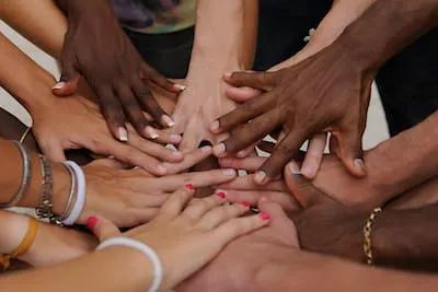 Group of Hands