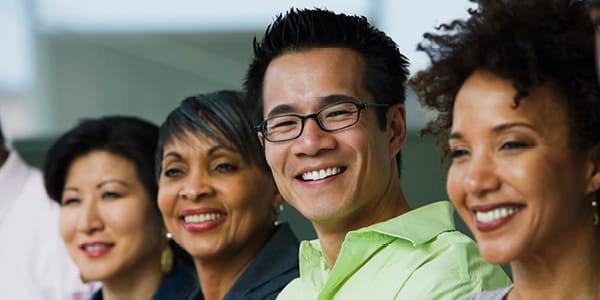 Diversity, Equity & Inclusion - Group of people smiling