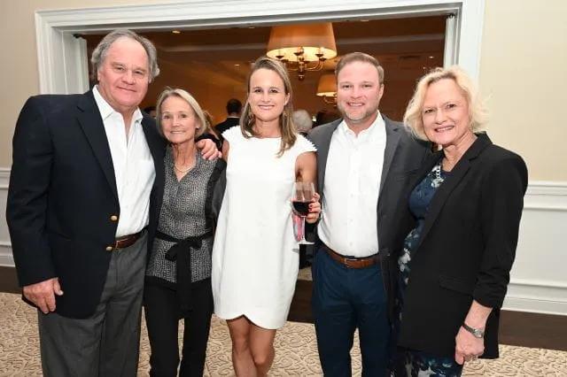 Bert W. Martin and guests