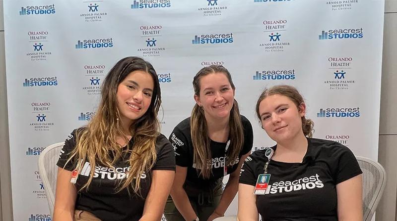 Seacrest Studio interns smiling