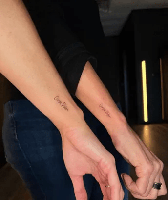 Geri and Whitney celebrating the 20th anniversary